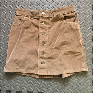 Express Tan Button-Front Women's Skirt